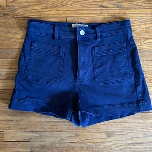 Everlane Navy Front Pocket Shorts 6